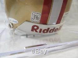 Joe Montana Autographed San Francisco 49ers Mini Helmet Upper Deck COA