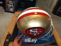 Joe Montana Autographed Signed 49ers Football Helmet Full Size Proline Riddell