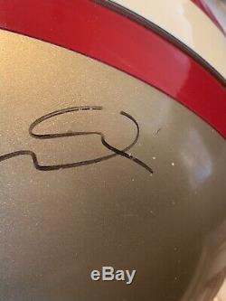 Joe Montana Autographed/Signed Authentic Full Size Helmet San Francisco 49ers