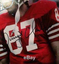 Joe Montana & Dwight Clark Dual Autographed SF 49ers 16x20 Photo Witness JSA