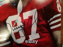Joe Montana & Dwight Clark Dual Autographed SF 49ers 16x20 Photo Witness JSA