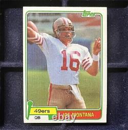 Joe Montana RC 1981 Topps #216 San Francisco 49ers HOF Iconic Rookie Card