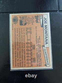 Joe Montana San Francisco 49ers 1981 Topps #216 Rookie Beautiful Card