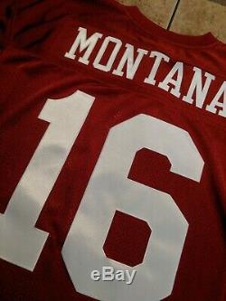 Joe Montana San Francisco 49ers Mitchell & Ness 1989 Authentic Jersey Men's 44 L