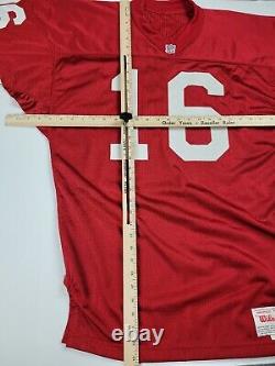 Joe Montana San Francisco 49ers Wilson Prestige Team Issued Jersey sz 48