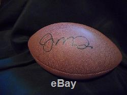 Joe Montana Signed Authentic Autographed Football W-Case San Francisco 49ers