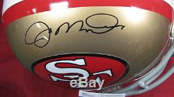 Joe Montana Signed Autograph San Francisco 49ers F/S Replica Helmet JSA COA