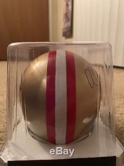 Joe Montana Signed/Autographed San Francisco 49ers Mini Helmet JSA