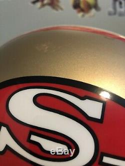 Joe Montana Signed Full Size San Francisco 49ers Replica Helmet JSA WITNESSED