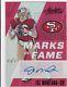 Joe Montana Very RARE 1/1 of Auto Marks of Fame True 1/1 only one signed