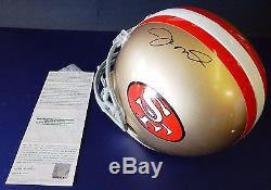 Joe Montana autograph helmet upper deck certified San Francisco 49ers Riddell