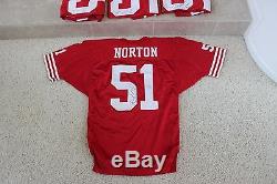 KEN NORTON Jr autographed SF 49ers Super Bowl XXIX 29 signed Wilson PRO Jersey