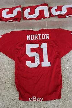 KEN NORTON Jr autographed SF 49ers Super Bowl XXIX 29 signed Wilson PRO Jersey