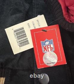 Large NWT San Francisco 49ers Team Colors Suede Jacket G-III Apparel 53chest