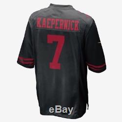 Limited Nike Colin Kaepernick NFL San Francisco 49ers Black Red Alt Jersey Sz L