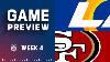 Los Angeles Rams Vs San Francisco 49ers Week 4 Game Preview
