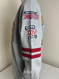 MITCHELL & NESS Men's San Francisco 49ers Super Bowl XXIII Sweatshirt Size Large