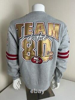 MITCHELL & NESS Men's San Francisco 49ers Super Bowl XXIII Sweatshirt Size Large
