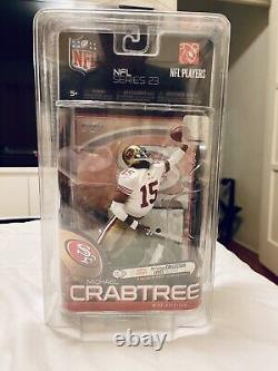 McFarlane NFL Series MICHAEL CRABTREE 49ers Chase Variant Figure Silver CL /1000
