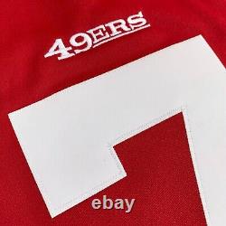 Men's Colin Kaepernick #7 San Francisco 49ers Nike Red Authentic Jersey Size XXL