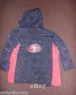 Men's NFL On Field REEBOK San Francisco 49ers jacket parka worn 1 X vintage 2004
