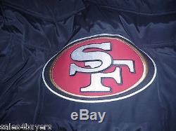 Men's NFL On Field REEBOK San Francisco 49ers jacket parka worn 1 X vintage 2004