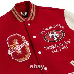Men's NFL San Francisco 49ers Ovo Varsity Letterman Jacket