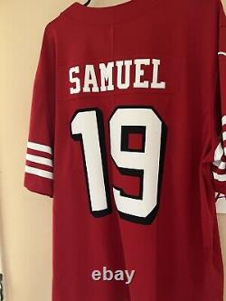 Men's Nike Deebo Samuel San Francisco 49ers 75th Anniversary Vapor Size XXL