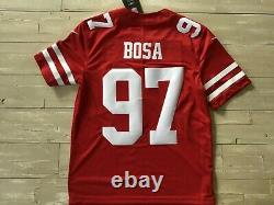 Men's Nike Vapor Jersey San Francisco 49ers #97 Nick Bosa 75th STITCHED Size M