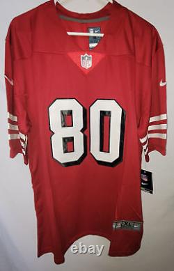 Men's San Francisco 49ers Jerry Rice Nike Scarlet Retired Game Jersey size XL