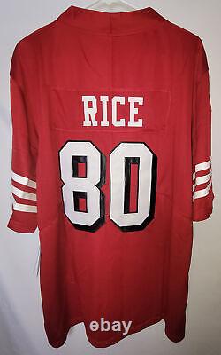Men's San Francisco 49ers Jerry Rice Nike Scarlet Retired Game Jersey size XL