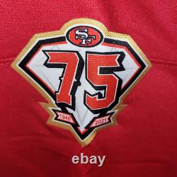 Men's San Francisco 49ers Joe Montana Nike Scarlet Retired Game Jersey size 2XL