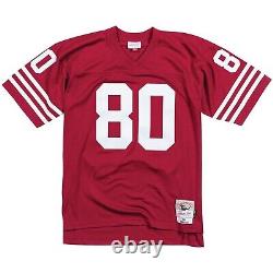 Mens Mitchell & Ness Jerry Rice San Francisco 49ers NFL Red 1990 Legacy Jersey