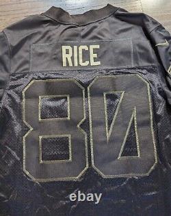Mens Nike Jerry Rice San Francisco 49ers #80 Salute To Service Jersey Sz M NWT