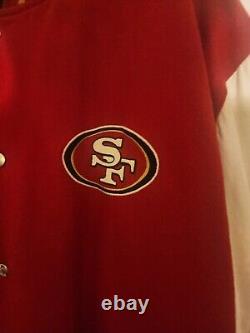 Mens San Francisco 49ers 80's Varsity Jacket