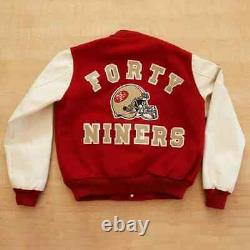 Mens San Francisco 49ers 80's Varsity Jacket