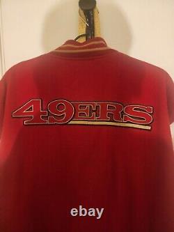 Mens San Francisco 49ers 80's Varsity Jacket