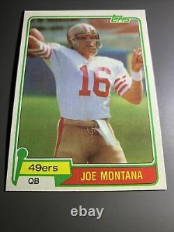 Mint! Perfect! 1981 Topps Joe Montana Rookie Razor Corners Centered-psa 10 #99c