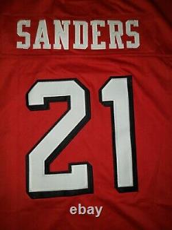 Mitchell And Ness Deion Sanders 1994 Throwback Red NWT San Francisco 49ers