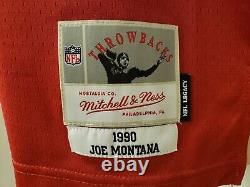 Mitchell & Ness 1990 San Francisco 49ers Joe Montana TC Legacy Jersey
