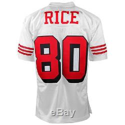 Mitchell & Ness Jerry Rice San Francisco 49ers White Authentic Throwback Jersey
