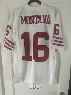 Mitchell & Ness Joe Montana San Francisco 49ers NFL Legacy Jersey Large New