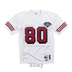 Mitchell Ness San Francisco 49ers Jerry Rice #80 Throwback Jersey Mens White