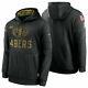 NEW Authentic Nike San Francisco 49ers Men's NFL Salute to Service Black Hoodie