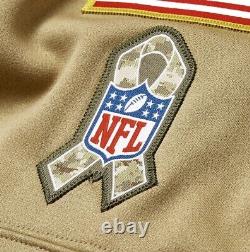 NEW Authentic Nike San Francisco 49ers Men's NFL Salute to Service Hoodie Tan