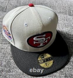 NEW ERA San Francisco 49ers Size 7 1/4 Super Bowl XXIX Side Patch Fitted Cap SF