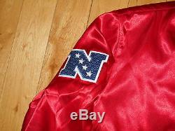 NEW Nike San Francisco 49ers Mens VINTAGE STYLE SATIN Button NFL Team Jacket Med