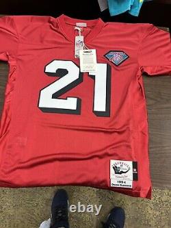 NFL Dark Drop Shadow Jersey San Francisco 49ers Deion Sanders Xl(48) Authentic