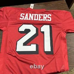 NFL Dark Drop Shadow Jersey San Francisco 49ers Deion Sanders Xl(48) Authentic