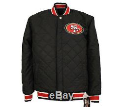 NFL Men's San Francisco 49ers 5 Time Super Bowl Champions Wool Reversible Jacket